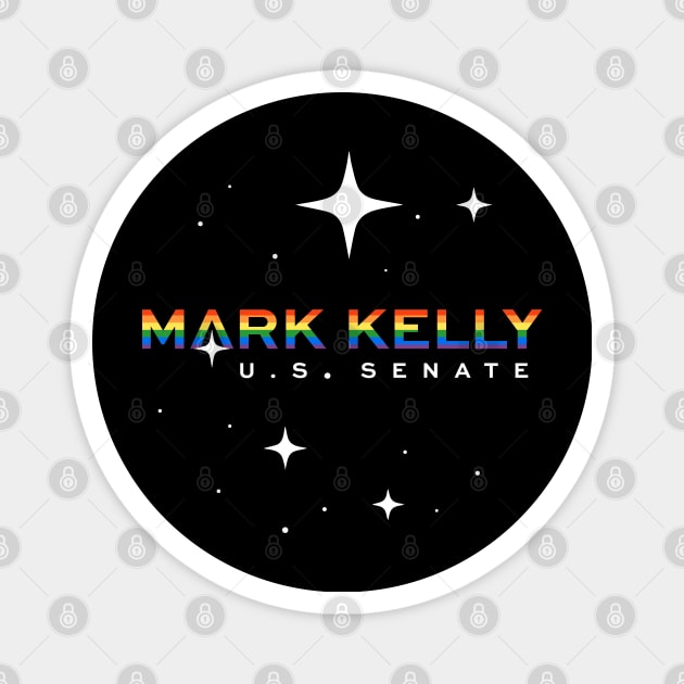 Vote Mark Kelly U.S Senate | 2022 Election Arizona | LGBTQ Gay Pride Magnet by BlueWaveTshirts